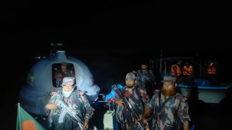 সুন্দরবন উপকূলে পুশইন চেষ্টা ব্যর্থ করল বিজিবি